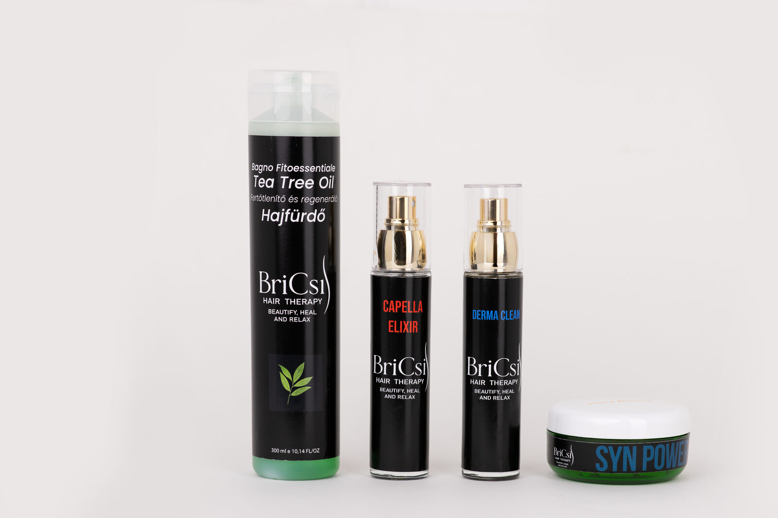 BriCsi Hair Therapy hajfürdő, esszenciák és SYN Power kapszula